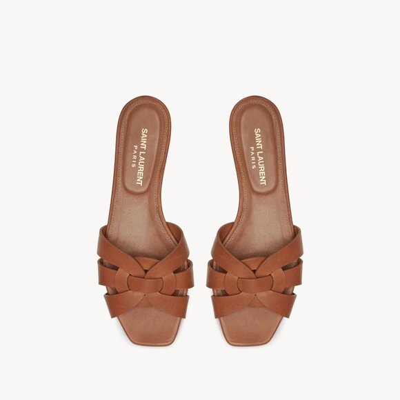 New Saint Laurent Saint Laurent Tribute Open Toe Mule Sandals